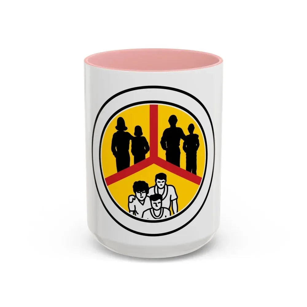 Family Life (Boy Scout Merit Badge) Accent Coffee Mug 15oz Pink - Go Mug Yourself