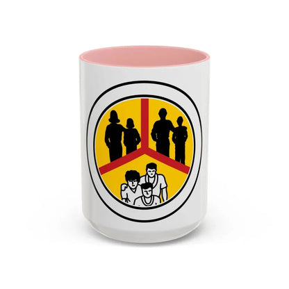 Family Life (Boy Scout Merit Badge) Accent Coffee Mug 15oz Pink - Go Mug Yourself