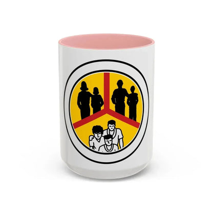 Family Life (Boy Scout Merit Badge) Accent Coffee Mug 15oz Pink - Go Mug Yourself
