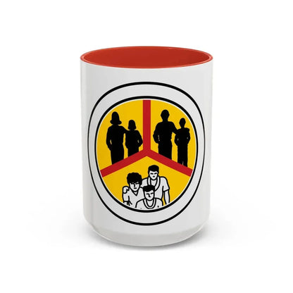 Family Life (Boy Scout Merit Badge) Accent Coffee Mug 15oz Red - Go Mug Yourself