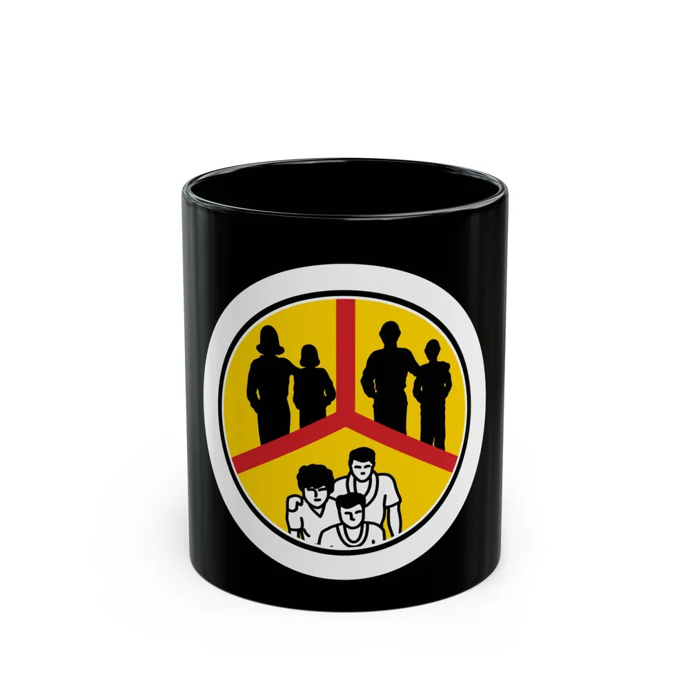 Family Life (Boy Scout Merit Badge) Black Coffee Mug-11oz-Go Mug Yourself