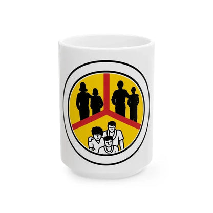 Family Life (Boy Scout Merit Badge) White Coffee Mug 15oz - Go Mug Yourself