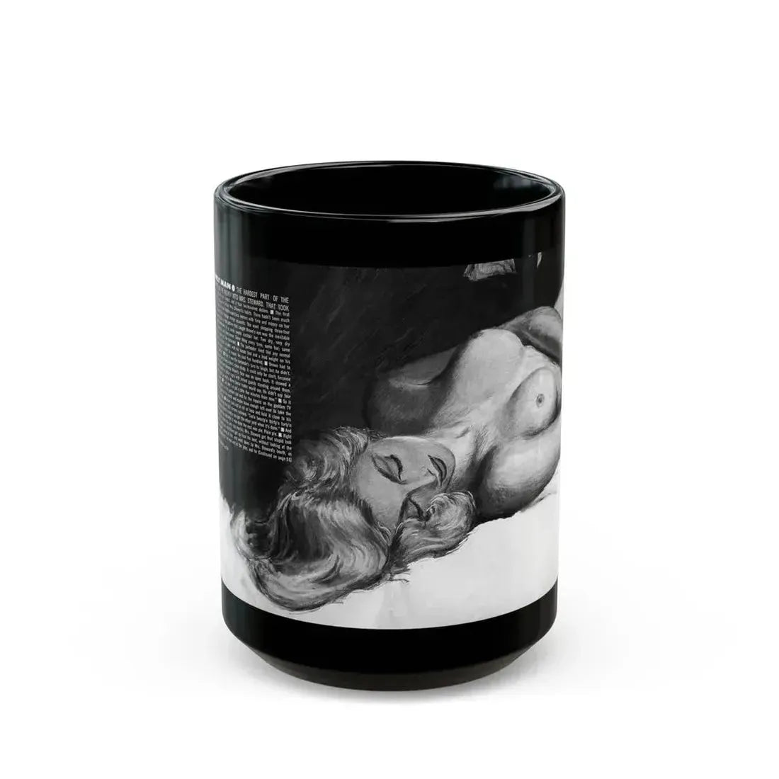 Family Man, Mr. magazine, August 1965 - Black Coffee Mug 15oz - Go Mug Yourself