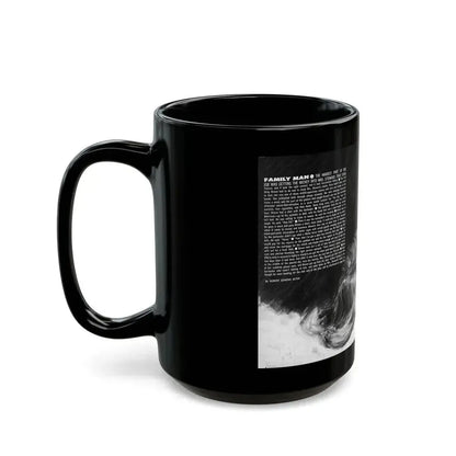 Family Man, Mr. magazine, August 1965 - Black Coffee Mug - Go Mug Yourself