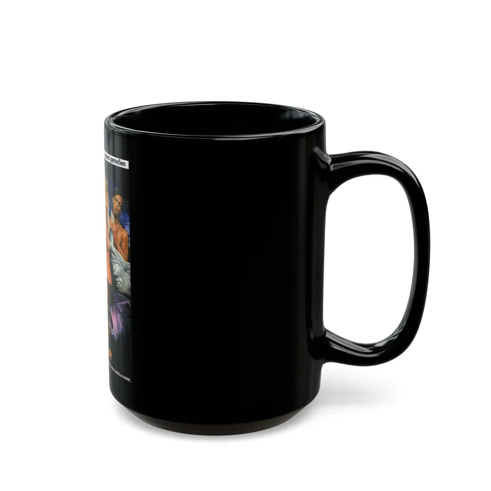 FAMILY SCANDAL 1975 Movie Poster - Black Coffee Mug-Go Mug Yourself