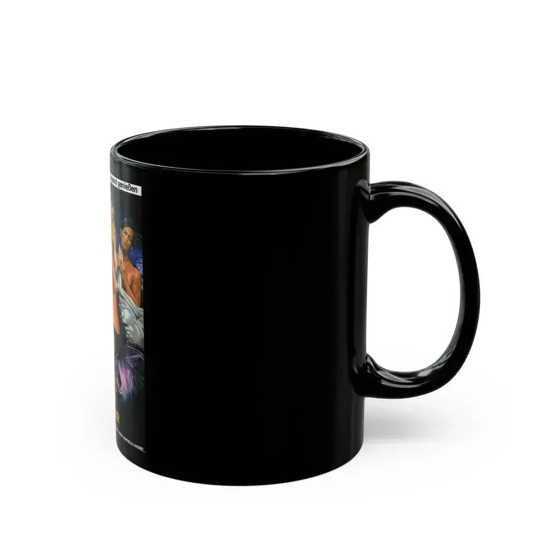 FAMILY SCANDAL 1975 Movie Poster - Black Coffee Mug - Go Mug Yourself