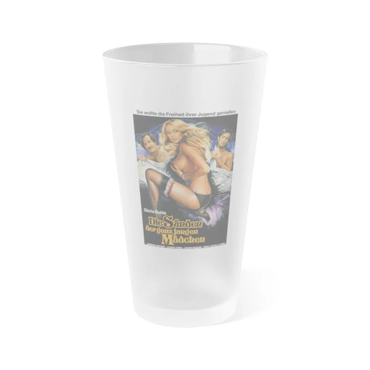 FAMILY SCANDAL 1975 Movie Poster - Frosted Pint Glass 16oz-16oz-Frosted-Go Mug Yourself