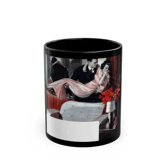 Family Scandal, Liberty magazine, July 17, 1937 - Black Coffee Mug 11oz - Go Mug Yourself