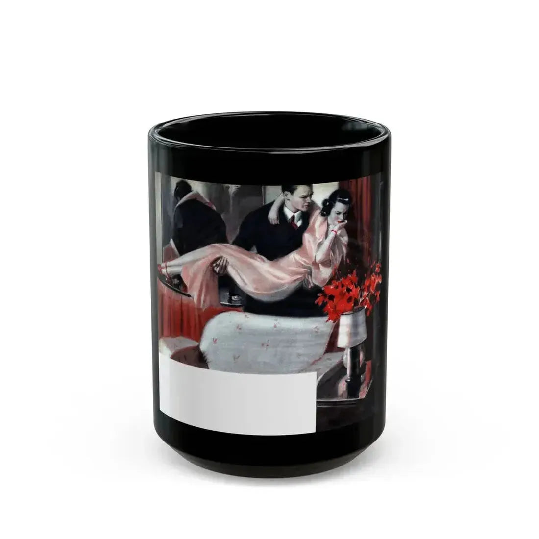 Family Scandal, Liberty magazine, July 17, 1937 - Black Coffee Mug 15oz - Go Mug Yourself