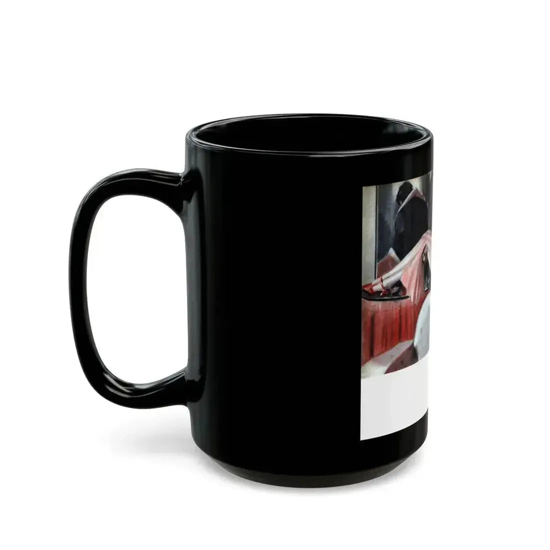 Family Scandal, Liberty magazine, July 17, 1937 - Black Coffee Mug - Go Mug Yourself