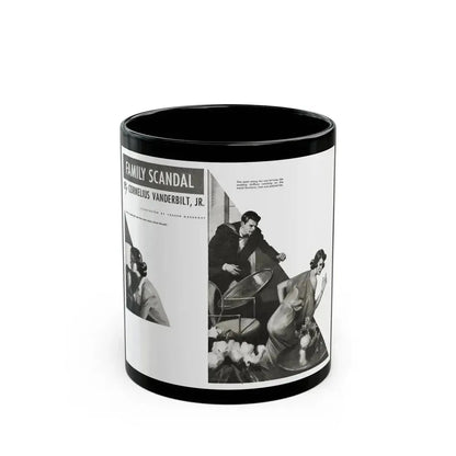 Family Scandal, Liberty magazine, July 31, 1937 - Black Coffee Mug 11oz - Go Mug Yourself