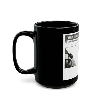 Family Scandal, Liberty magazine, July 31, 1937 - Black Coffee Mug - Go Mug Yourself