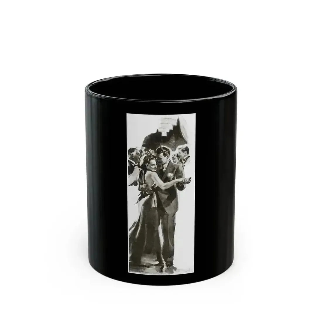 Family Scandal, Liberty magazine, June 19, 1937 - Black Coffee Mug 11oz - Go Mug Yourself