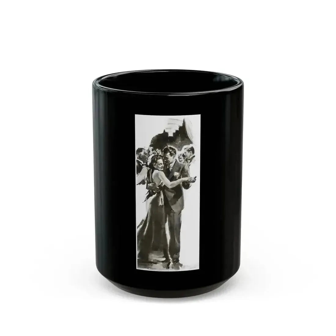Family Scandal, Liberty magazine, June 19, 1937 - Black Coffee Mug 15oz - Go Mug Yourself
