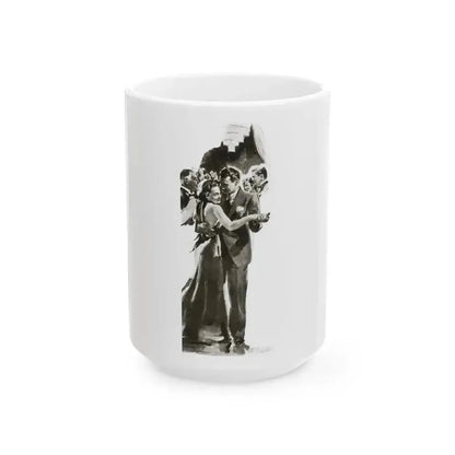 Family Scandal, Liberty magazine, June 19, 1937 - White Coffee Mug 15oz - Go Mug Yourself