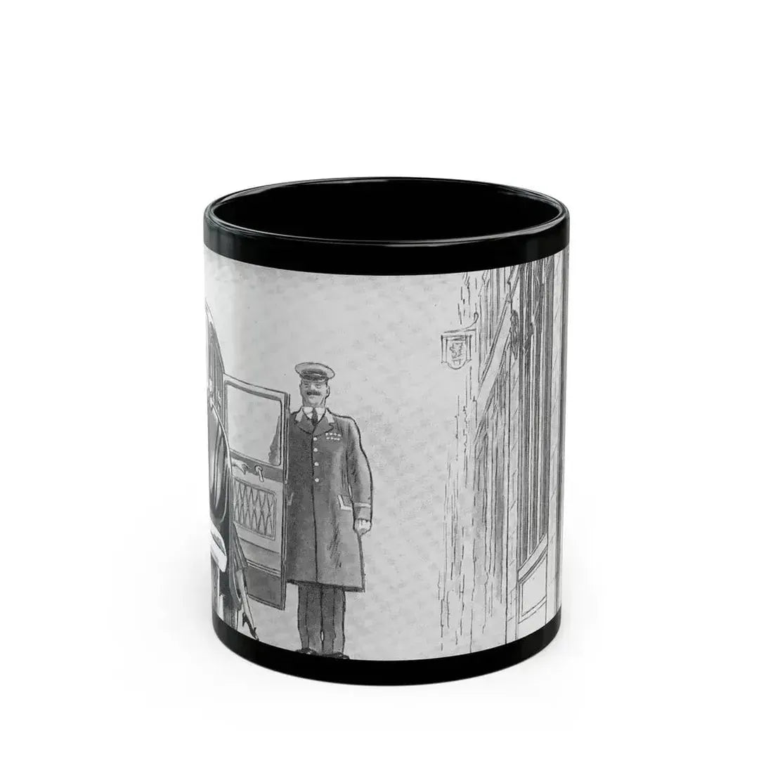 Fancy Town (1) - Black Coffee Mug 11oz - Go Mug Yourself