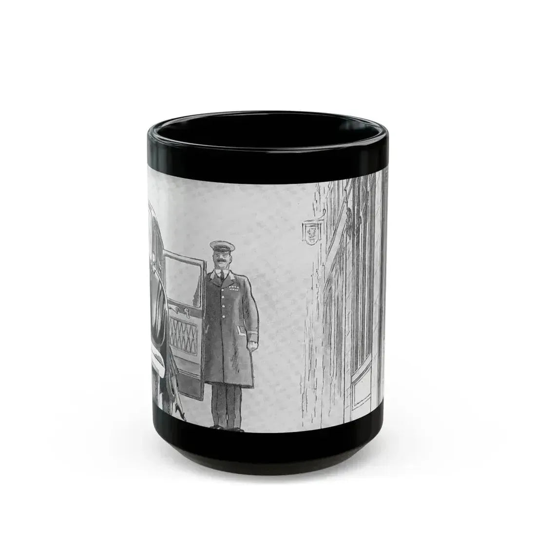 Fancy Town (1) - Black Coffee Mug 15oz - Go Mug Yourself