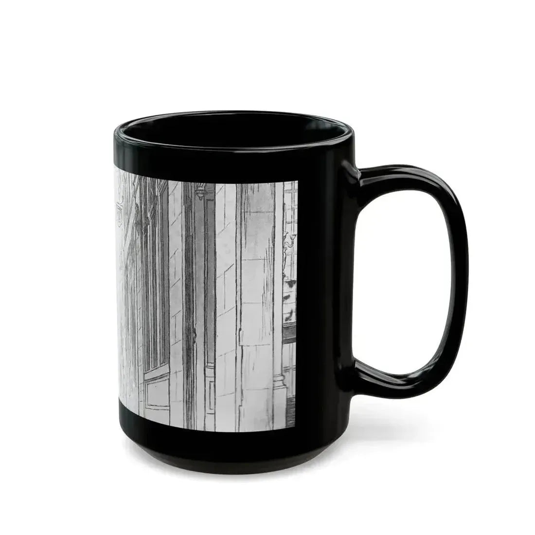 Fancy Town (1) - Black Coffee Mug - Go Mug Yourself