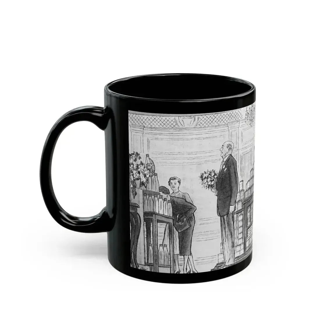 Fancy Town (2) - Black Coffee Mug - Go Mug Yourself