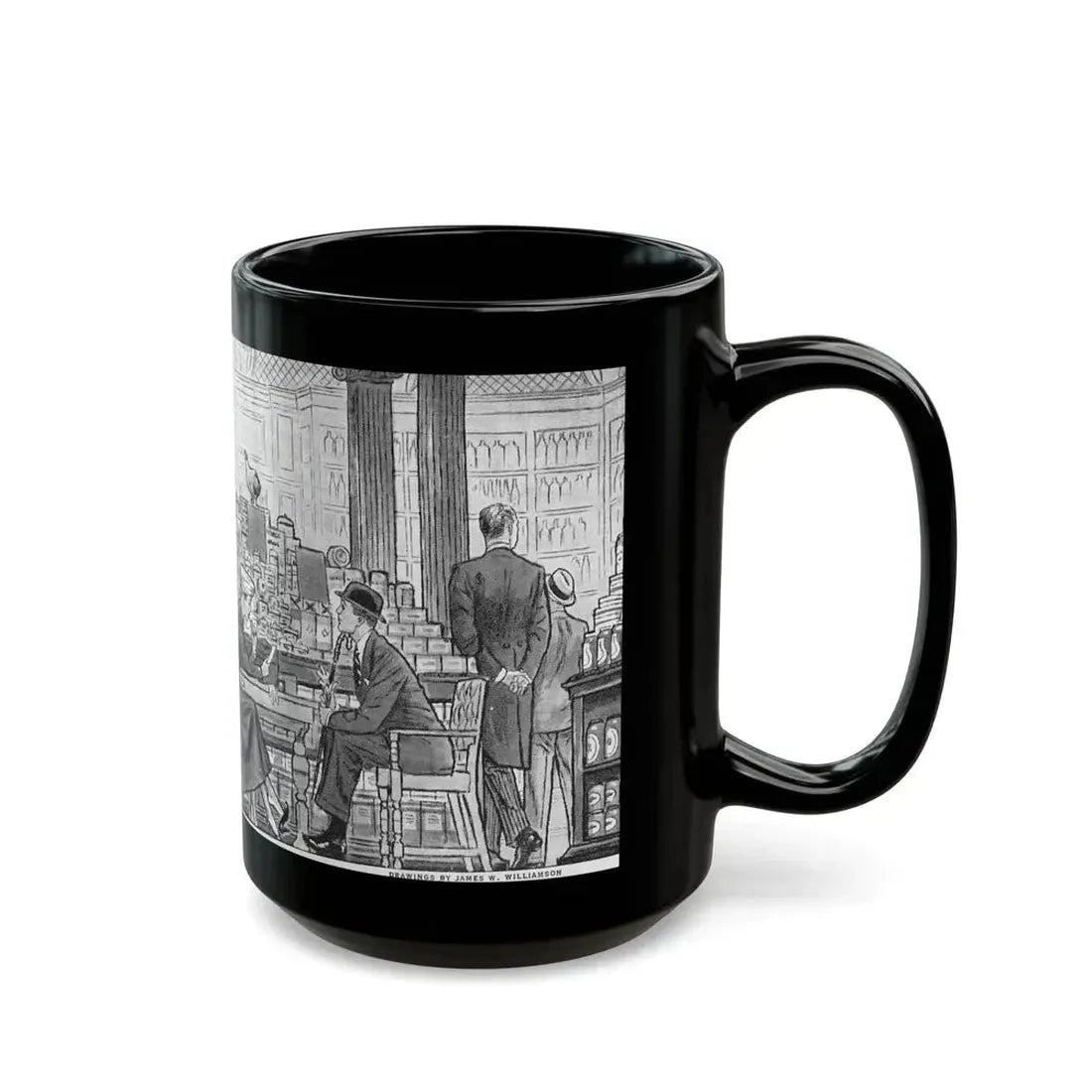 Fancy Town (2) - Black Coffee Mug - Go Mug Yourself