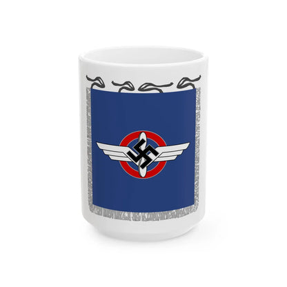 Fanfarentuch DLV (Germany) White Coffee Mug 15oz - Go Mug Yourself