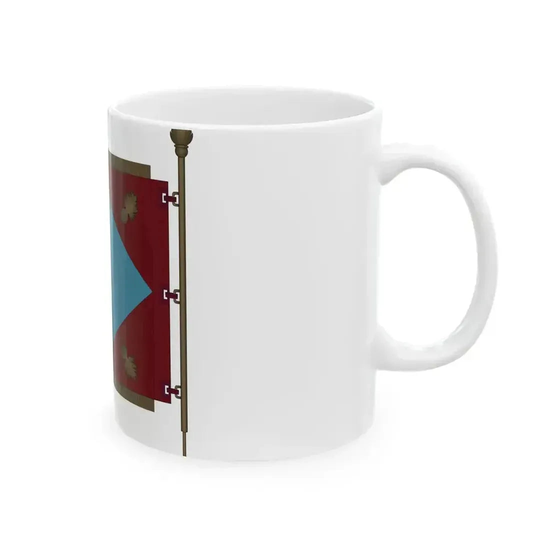 Fanion Corniche brutionne (France) White Coffee Mug - Go Mug Yourself