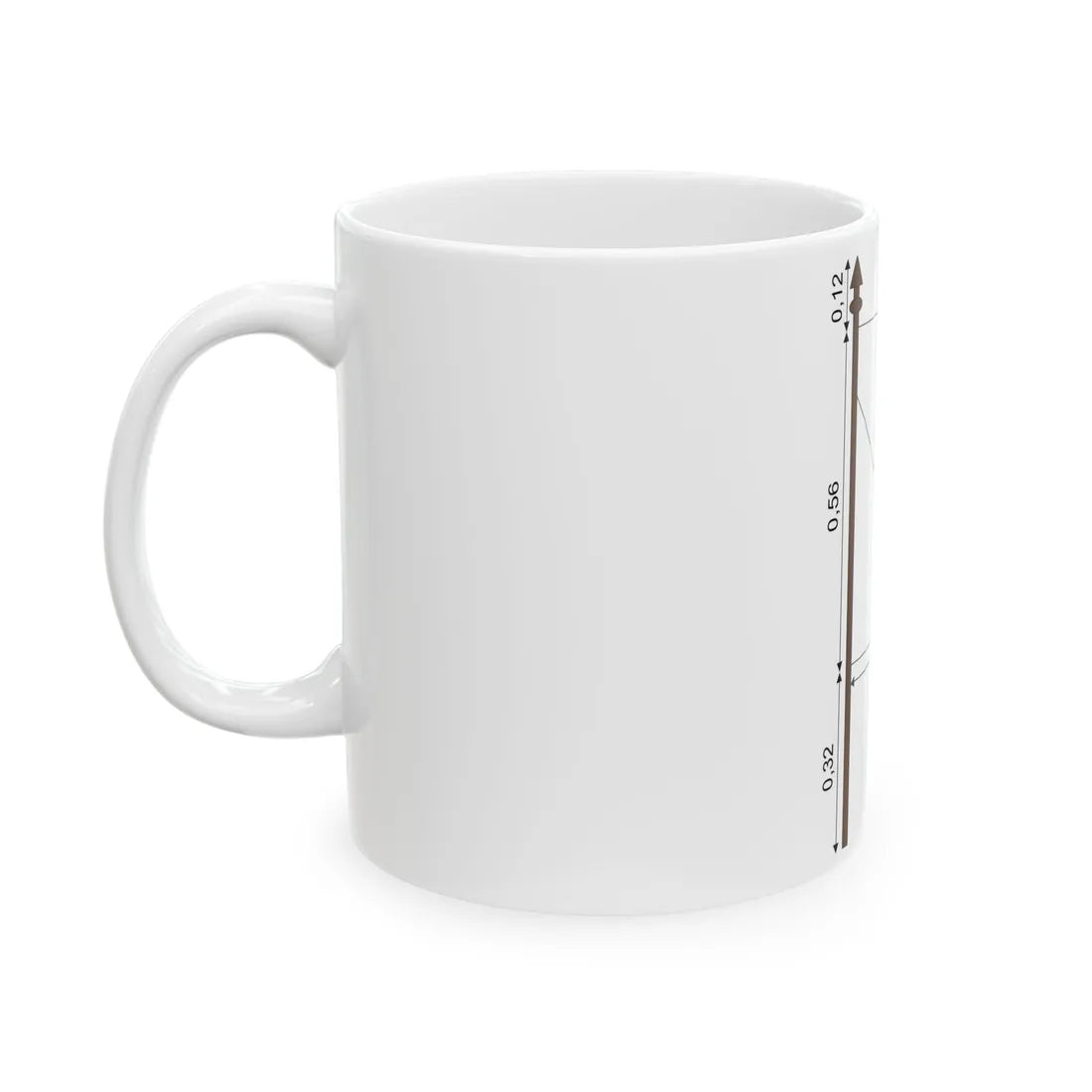 Fanion Dorobanti 1873 (Oman) White Coffee Mug - Go Mug Yourself