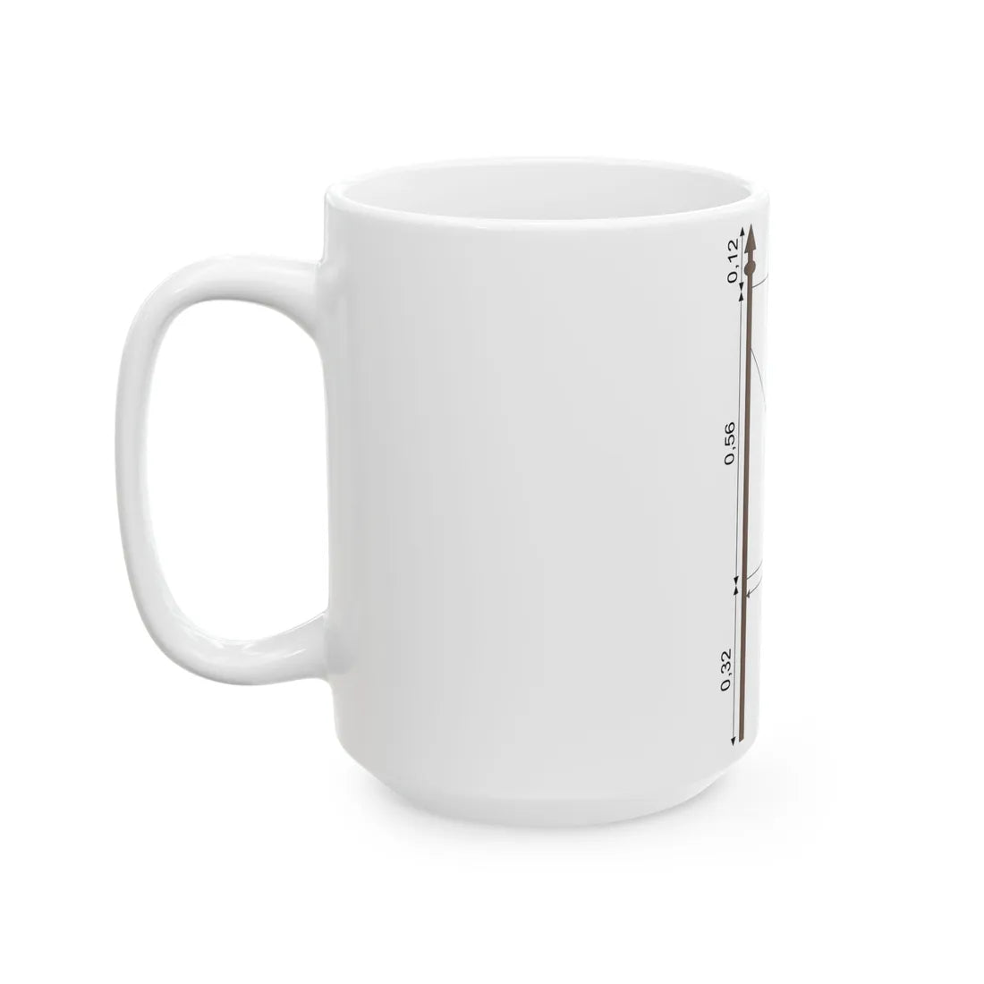 Fanion Dorobanti 1873 (Oman) White Coffee Mug - Go Mug Yourself