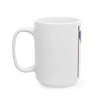 Fanion Dorobanti Regimentul I 1873 (Oman) White Coffee Mug - Go Mug Yourself