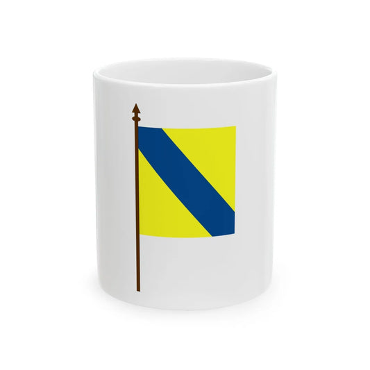 Fanion Dorobanti Regimentul II 1873 (Oman) White Coffee Mug 11oz - Go Mug Yourself
