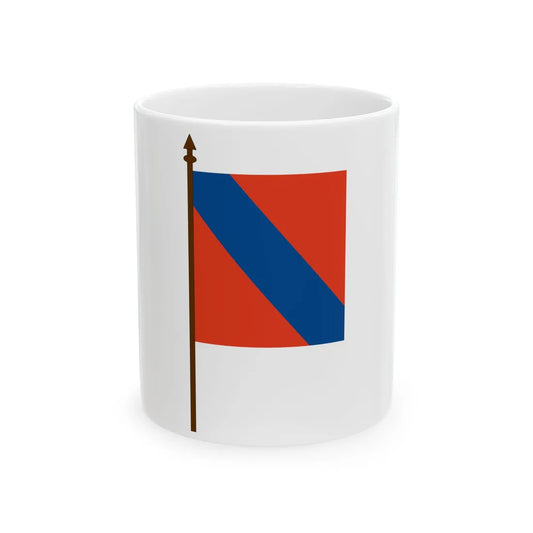 Fanion Dorobanti Regimentul III 1873 (Oman) White Coffee Mug 11oz - Go Mug Yourself