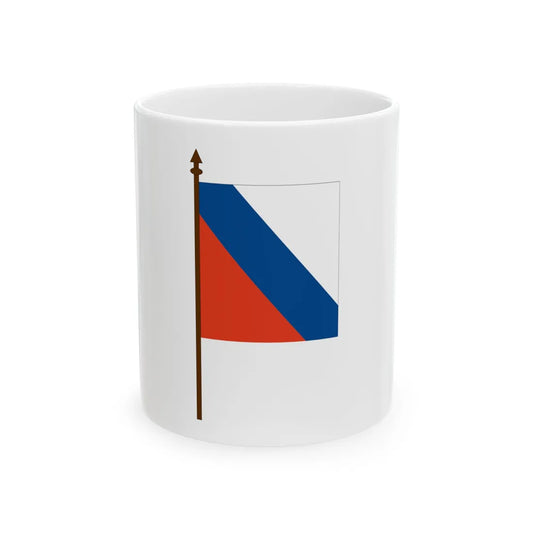 Fanion Dorobanti Regimentul IV 1873 (Oman) White Coffee Mug 11oz - Go Mug Yourself