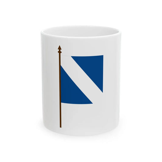 Fanion Dorobanti Regimentul V 1873 (Oman) White Coffee Mug 11oz - Go Mug Yourself