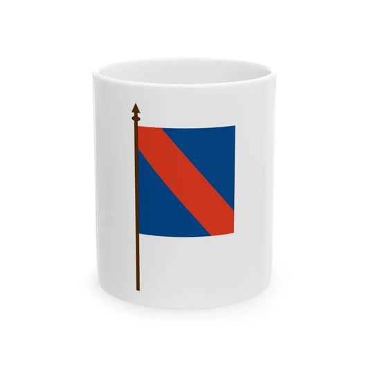Fanion Dorobanti Regimentul VII 1873 (Oman) White Coffee Mug 11oz - Go Mug Yourself
