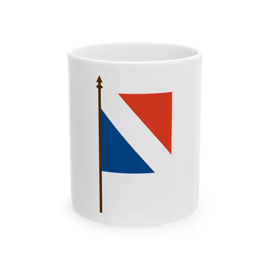 Fanion Dorobanti Regimentul VIII 1873 (Oman) White Coffee Mug 11oz - Go Mug Yourself