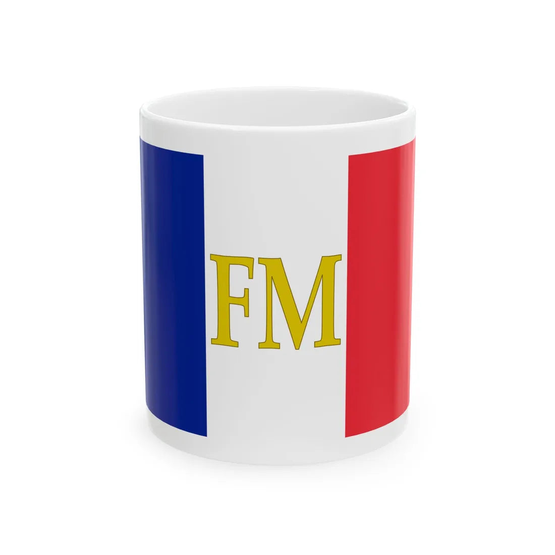 FanionMitterrand1981 (France) White Coffee Mug 11oz - Go Mug Yourself