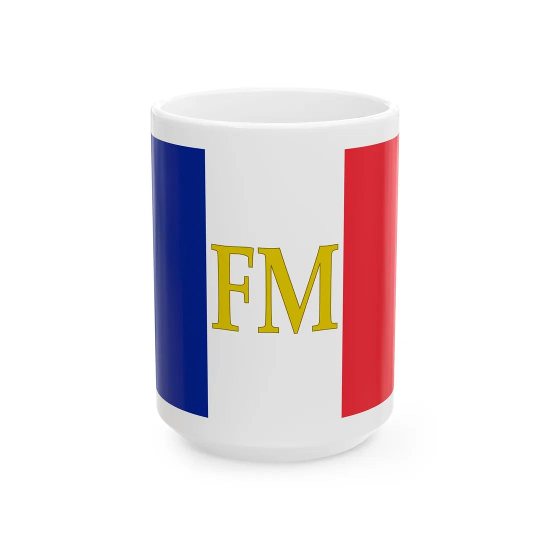 FanionMitterrand1981 (France) White Coffee Mug 15oz - Go Mug Yourself
