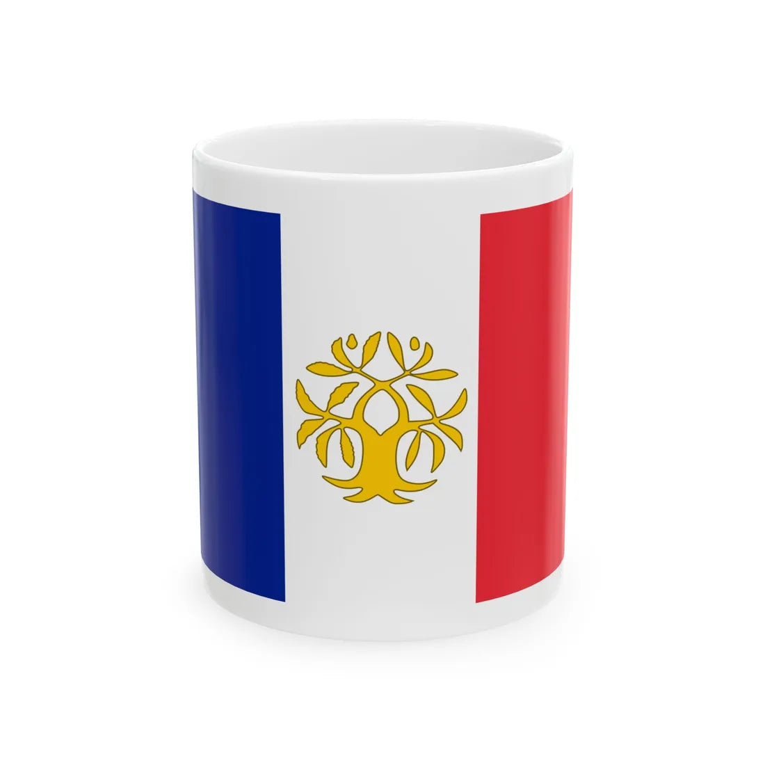 FanionMitterrand1982 (France) White Coffee Mug 11oz - Go Mug Yourself