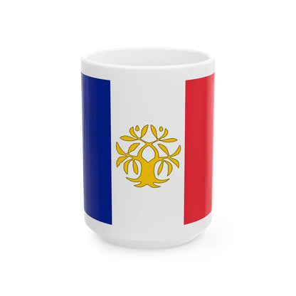 FanionMitterrand1982 (France) White Coffee Mug 15oz - Go Mug Yourself