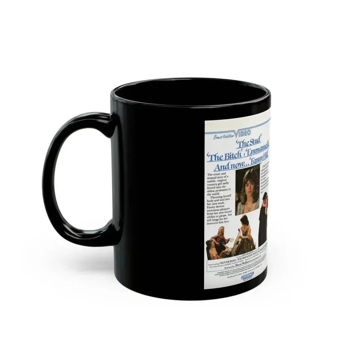 FANNY HILL (VHS COVER) - Black Coffee Mug - Go Mug Yourself