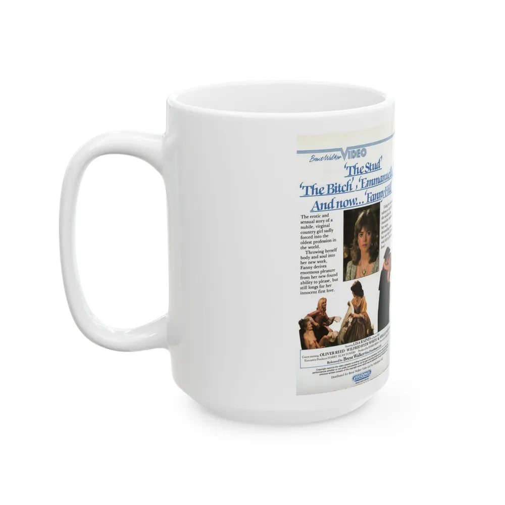 FANNY HILL (VHS COVER) - White Coffee Mug-Go Mug Yourself