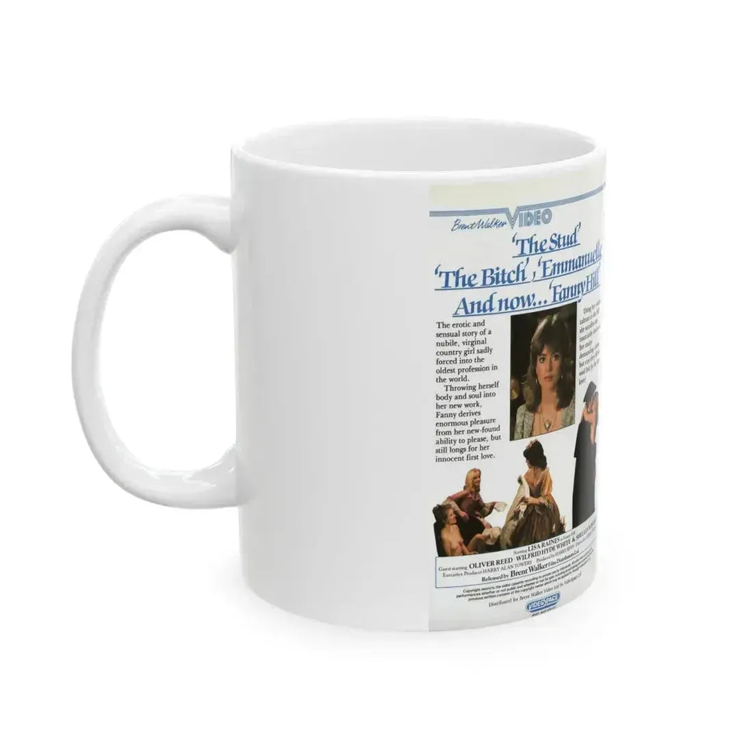 FANNY HILL (VHS COVER) - White Coffee Mug - Go Mug Yourself