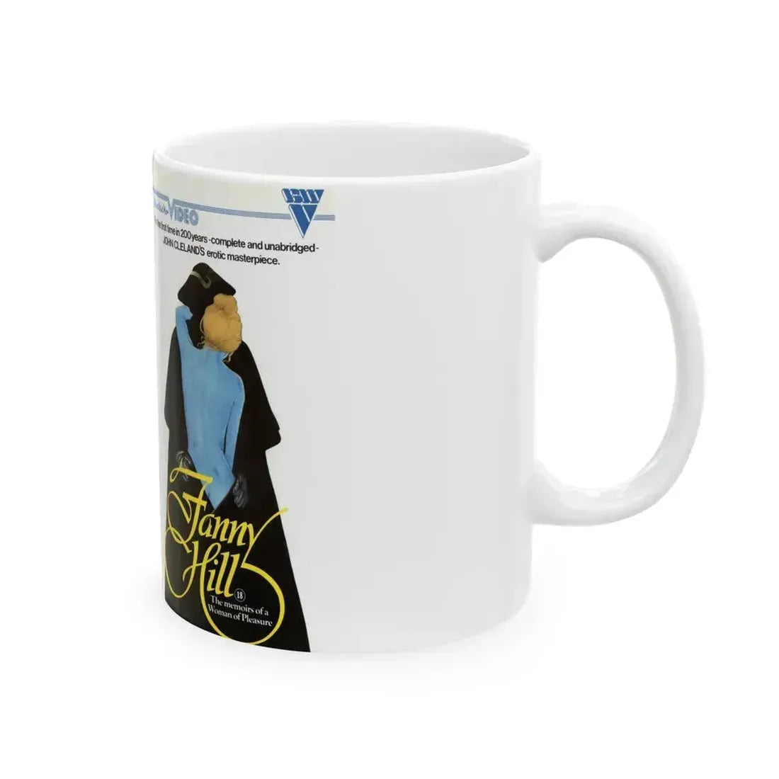 FANNY HILL (VHS COVER) - White Coffee Mug - Go Mug Yourself