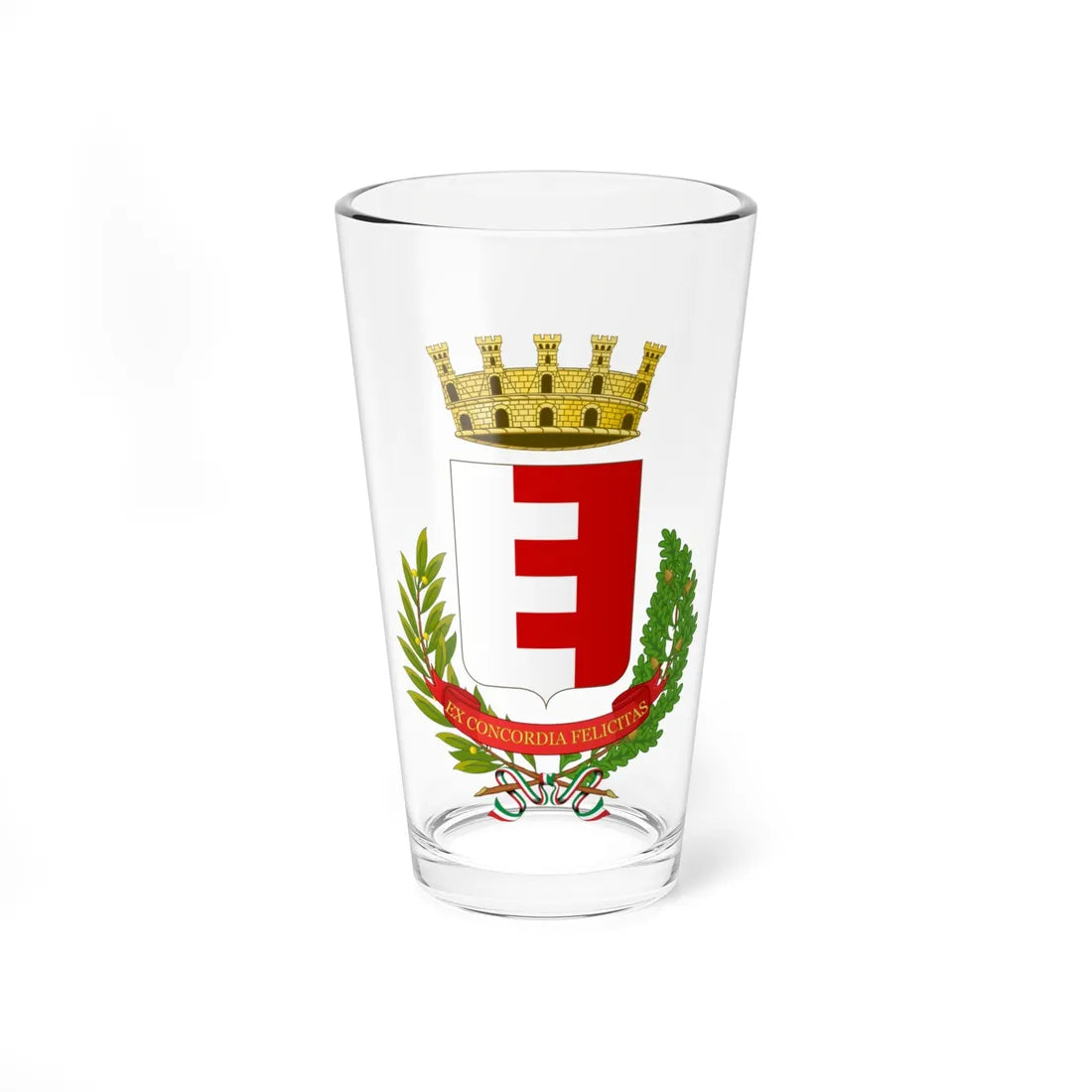 Fano-Stemma (Italy) (Coat of Arms) Pint Glass 16oz 16oz - Go Mug Yourself