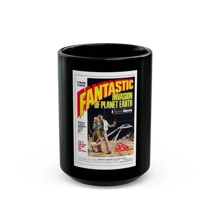 FANTASTIC INVASION OF PLANET EARTH (BUBBLE) 1966 Movie Poster - Black Coffee Mug 15oz - Go Mug Yourself