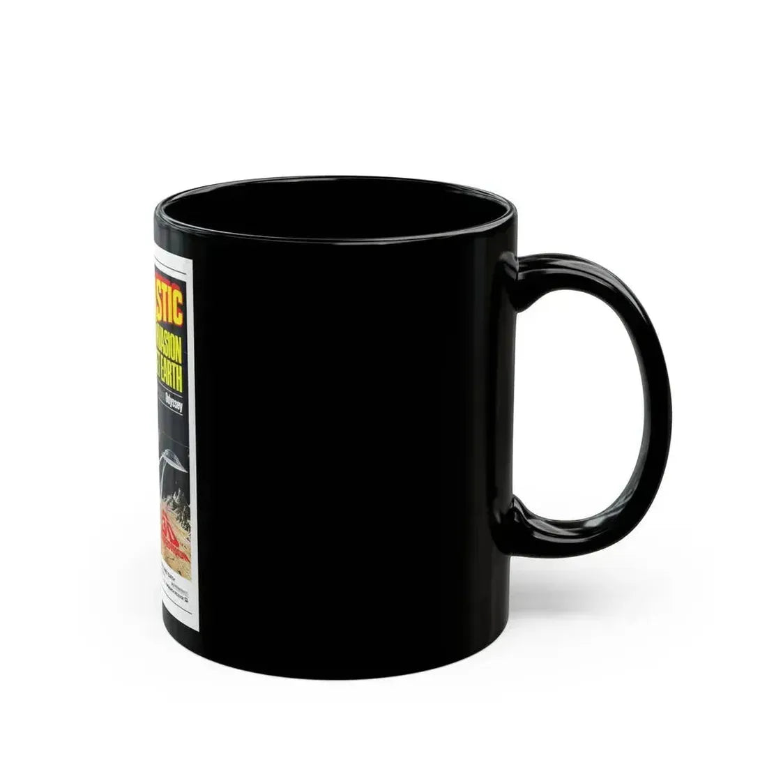 FANTASTIC INVASION OF PLANET EARTH (BUBBLE) 1966 Movie Poster - Black Coffee Mug - Go Mug Yourself