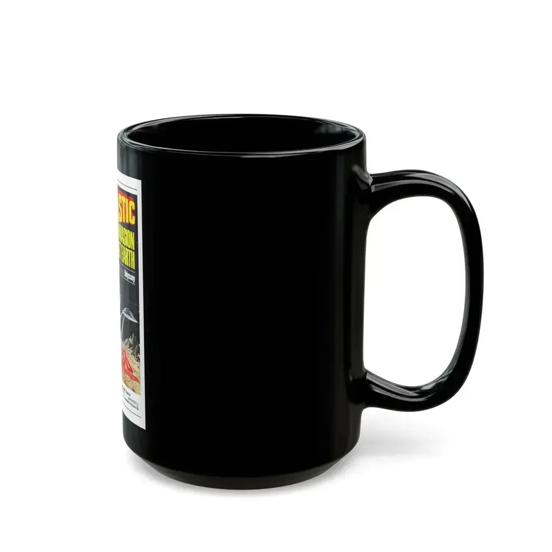 FANTASTIC INVASION OF PLANET EARTH (BUBBLE) 1966 Movie Poster - Black Coffee Mug - Go Mug Yourself