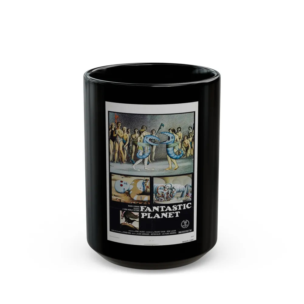 FANTASTIC PLANET 1973 Movie Poster - Black Coffee Mug-15oz-Go Mug Yourself