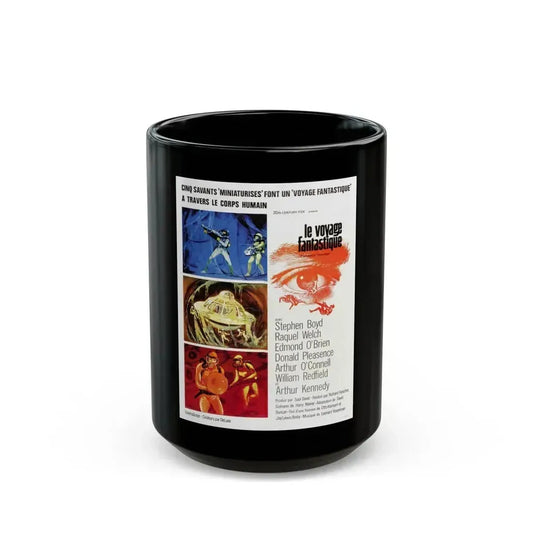 FANTASTIC VOYAGE 1966 Movie Poster - Black Coffee Mug 15oz - Go Mug Yourself