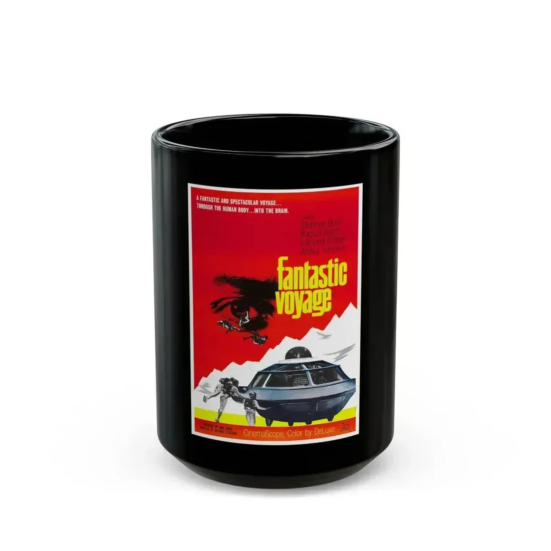 FANTASTIC VOYAGE (2) 1966 Movie Poster - Black Coffee Mug 15oz - Go Mug Yourself